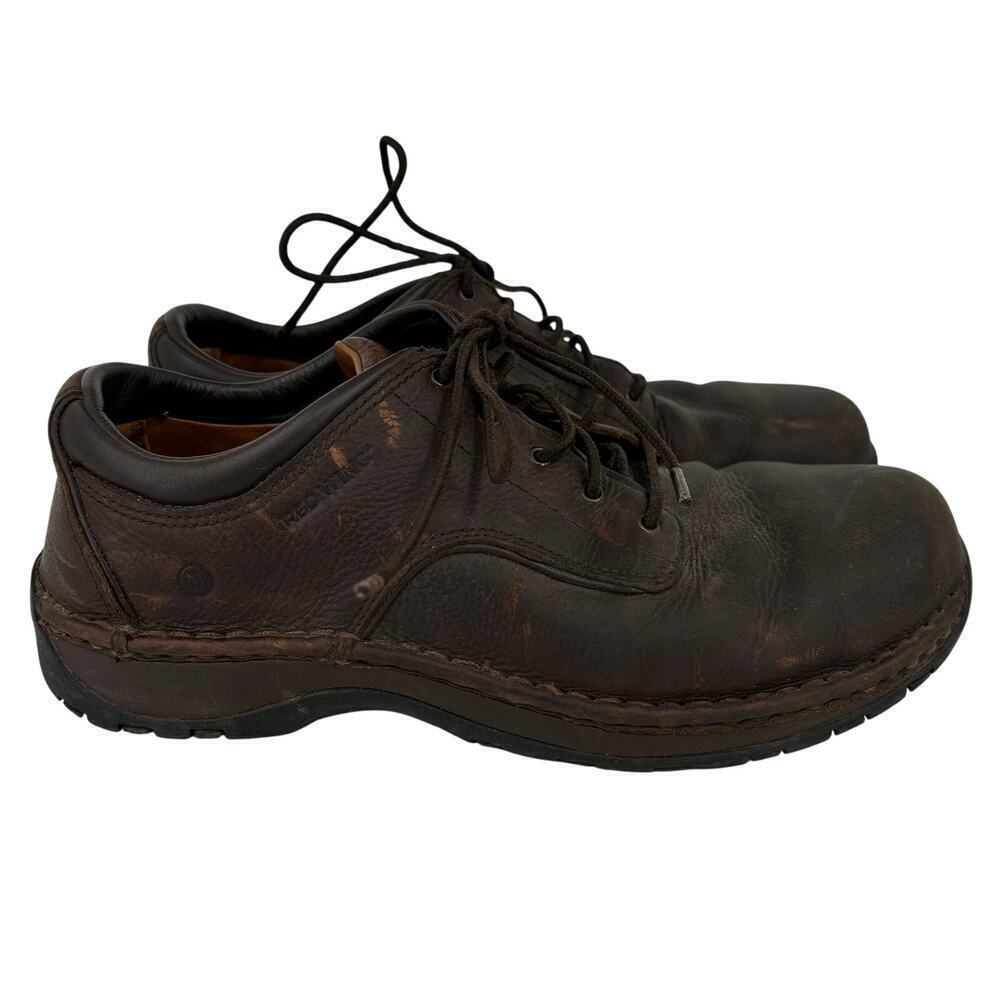 Red‎ Wings Stitchmax Oxfords Men's Size 10 EE Wide Brown Leather Shoes 8704